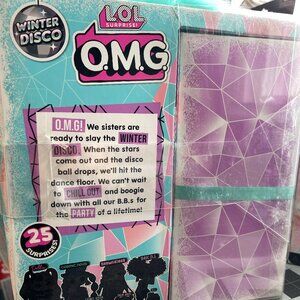 LOL Surprise OMG Winter Disco Cosmic Nova & Cosmic Queen - New - Box Worn